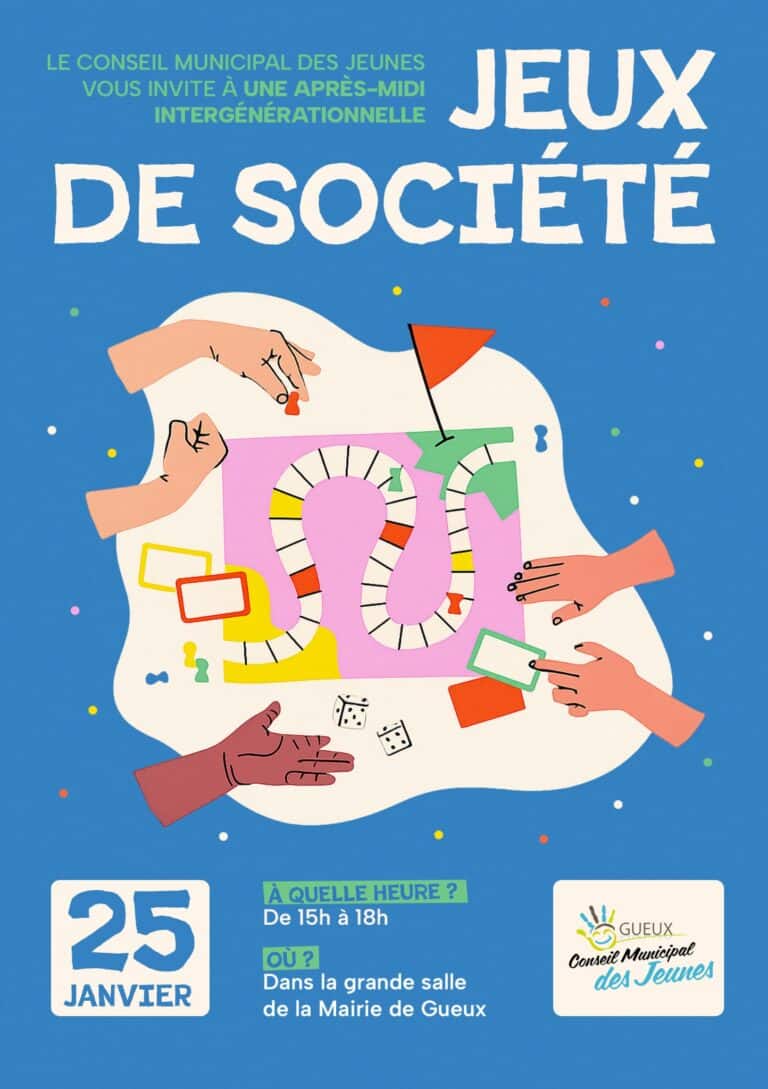 Après-midi jeux de société intergénérationnelle 25 janvier 2026
